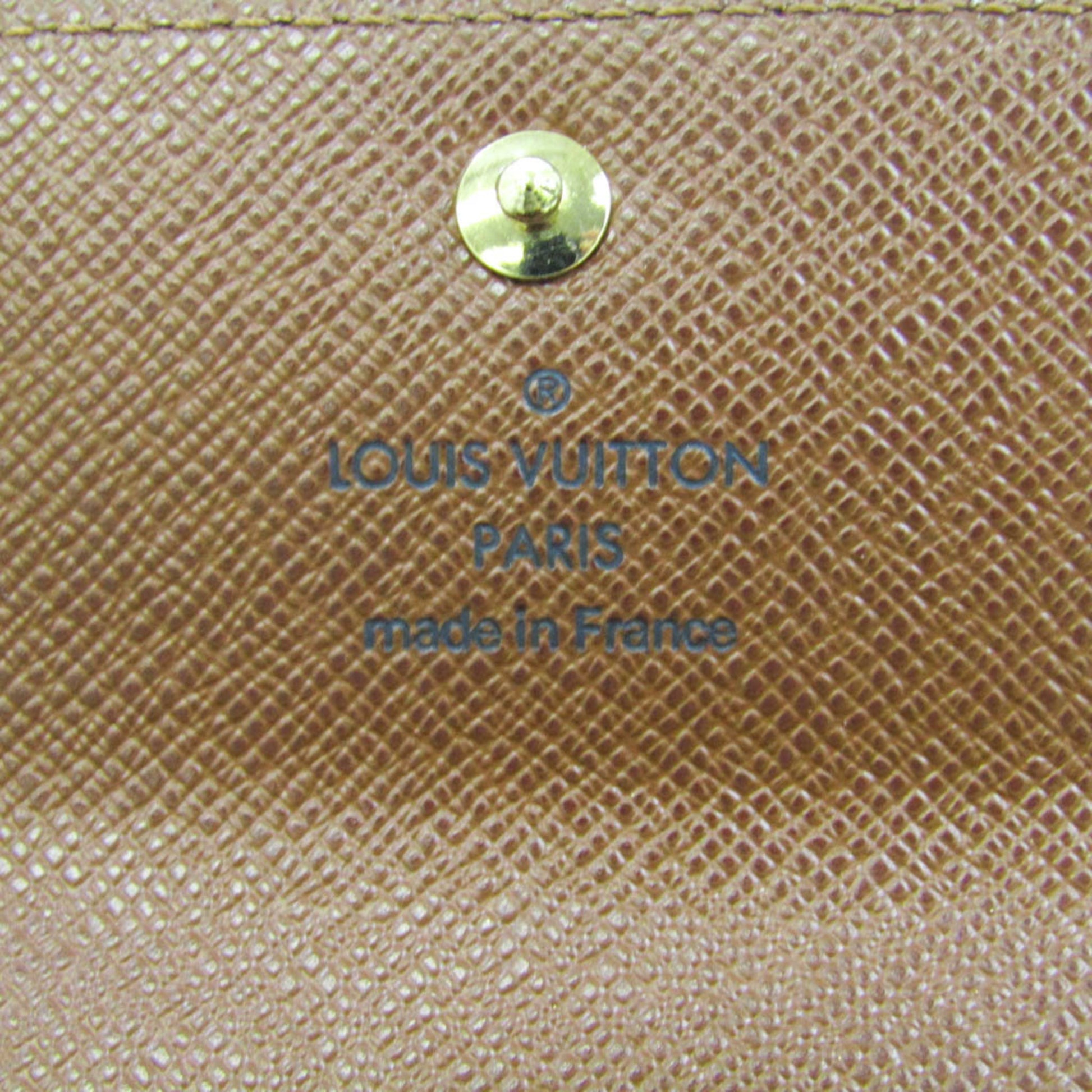 Louis Vuitton Monogram Porte Monnaie Plat N61930 Unisex Monogram