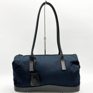 PRADA Shoulder Bag Tote Navy Dark Nylon Ladies Men's Fashion B10069