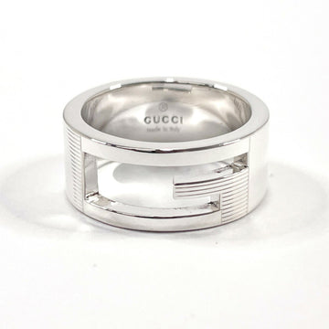 GUCCI Branded Cutout G Ring/Ring Silver 925  Women's