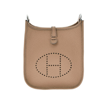 Hermes Evelyn TPM Biscuit U Engraved (around 2022) Ladies Taurillon Clemence Shoulder Bag