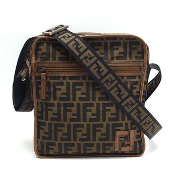 Fendi Zucca pattern shoulder bag khaki xx brown