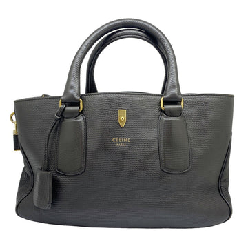 CELINE Bag New Boogie Leather Handbag Tote Brown Women's Men's