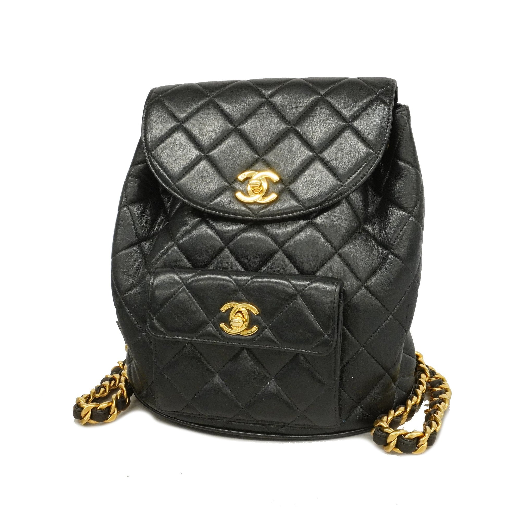 Backpack Chanel Black in Plastic - 35355070