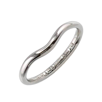 TIFFANY&Co. Curved Band No. 14 Ring Pt Platinum