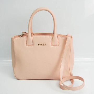 FURLA Women's Leather Handbag,Shoulder Bag Baby Pink