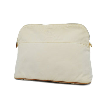 Hermes Bolide Pouch Women's Canvas White