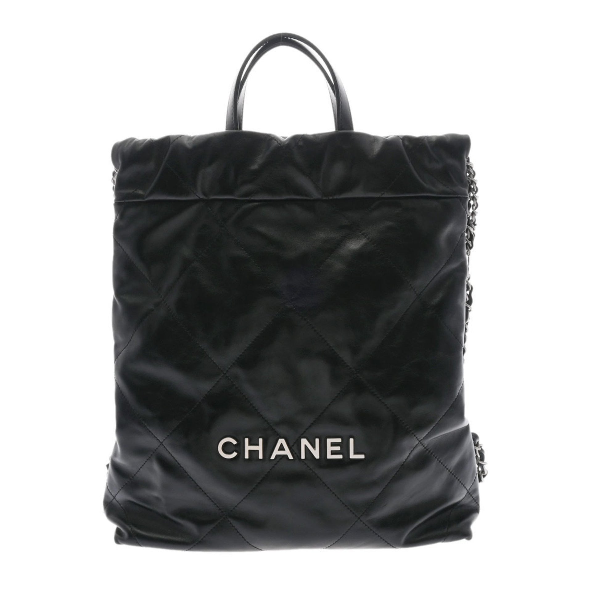 Chanel 22 Backpack Calf Black