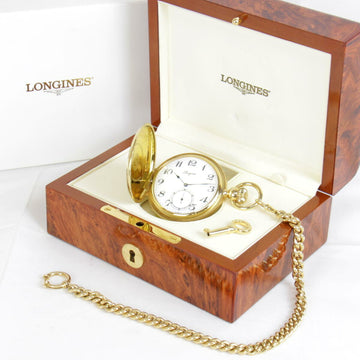 LONGINES 840.8021 Pocket Watch K18 Gold Men's
