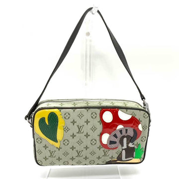 LOUIS VUITTON Bag Comte de Fais Pochette Fairy Tail Khaki Green Multicolor Handbag One Handle Pouch Mushroom Heart Ladies Monogram M92274 LOUISVUITTON