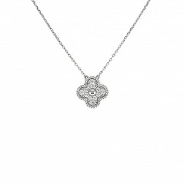 Van Cleef & Arpels Vintage Alhambra Necklace/Pendant K18WG White Gold