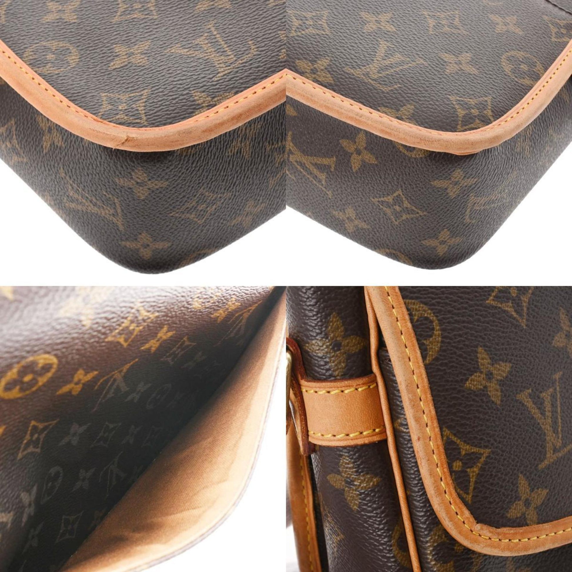Authenticated Used Louis Vuitton Monogram Sologne M42250 Shoulder