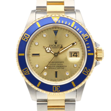 ROLEX Submariner Oyster Perpetual Watch Stainless Steel 16613G Men's