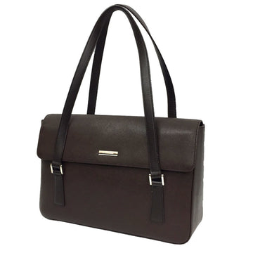 BURBERRY Shoulder Bag Leather Brown Women's aq8363