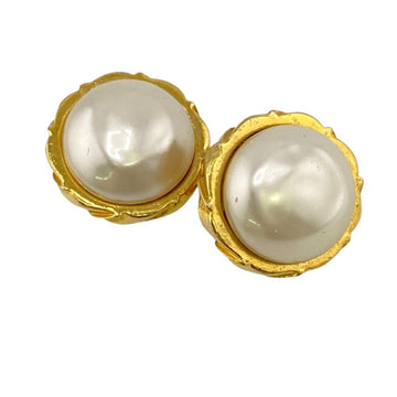 CHANEL earrings gold ladies Z0005318