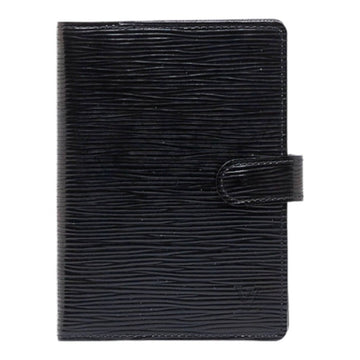 LOUIS VUITTON Epi Agenda PM Notebook Cover R20052 Noir Black Leather Ladies