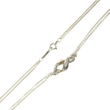 TIFFANY&Co.  Infinity Double Chain Necklace SV925 40.5cm 7.6g