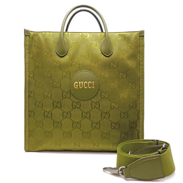 Gucci GG Nylon Off The Grid Medium (Day Only) Ladies Tote Bag 696043 Recycled Lining Forest Green