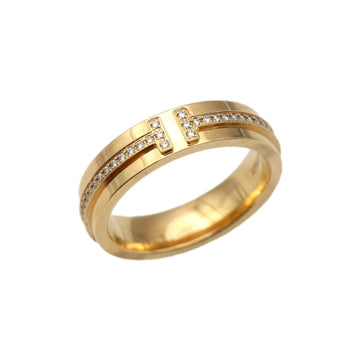TIFFANY T Toe Ring Approx. 8 Diamond AU750 K18YG Women's Yellow Gold Jewelry