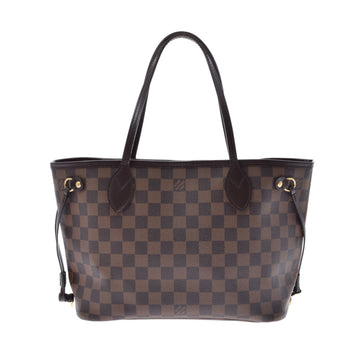 Louis Vuitton Damier Neverfull PM Brown N51109 Ladies Canvas Handbag