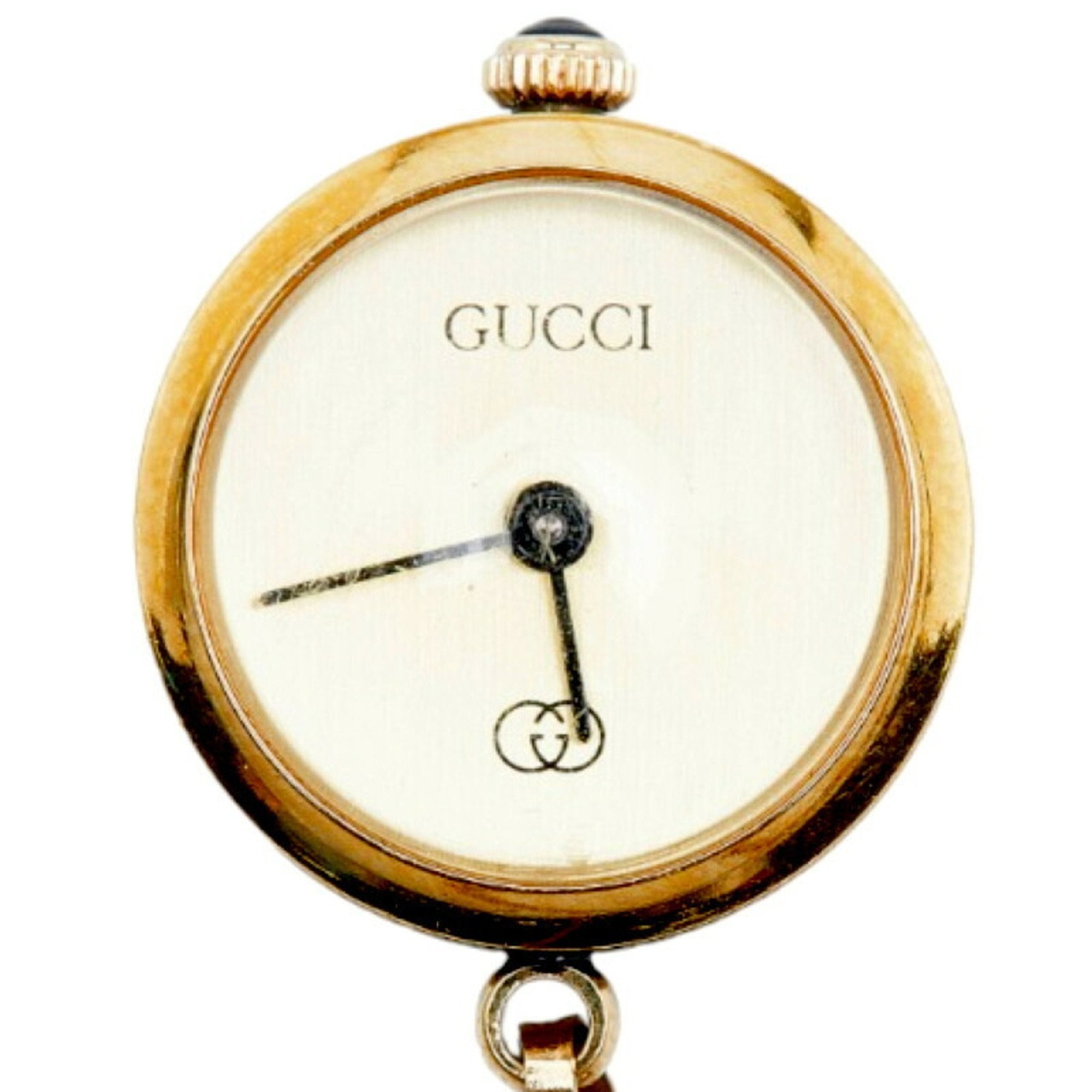 Vintage Gucci 2700 Cable Bangle Watch Black Dial Gold Tone Good Preowned  Condition - Etsy Hong Kong