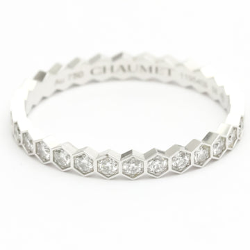 Chaumet Be My Love Honeycomb Ring 081891 White Gold (18K) Fashion Diamond Band Ring Carat/0.43