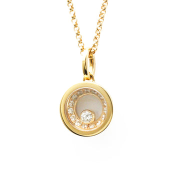 CHOPARD Happy Diamonds Necklace 797789/5001 Pink Gold [18K] Diamond Men,Women Fashion Pendant Necklace Carat/0.32 [Pink Gold]