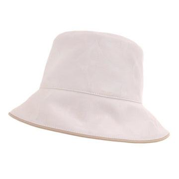 LOUIS VUITTON Daily Glam Cotton Reversible Bucket Hat #S M7163S White/Beige Women's