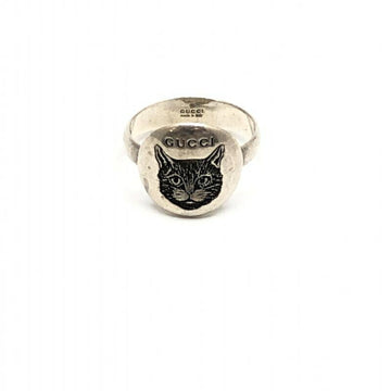 GUCCI Blind for Love Mystic Cat Ring Engraved 9 Actual Size 8