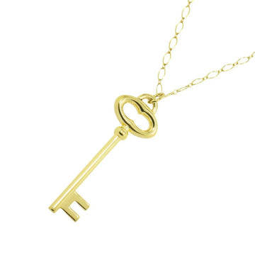 TIFFANY&Co. Key Motif Necklace 45cm K18 YG Yellow Gold 750