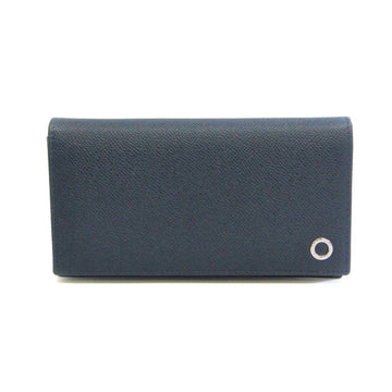 BVLGARI  283811 Men's Leather Long Wallet [bi-fold] Blue