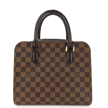 LOUIS VUITTON Handbag Triana N51155 Damier Ebene Leather Women's LV  hand bag leather pvc