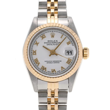 Rolex Datejust 69173 Ladies YG SS Watch Automatic Winding White Dial