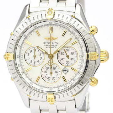 Polished BREITLING Shadow Flyback Chronograph MOP Dial Watch B35312 BF557922