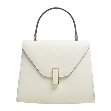 VALEXTRA Leather Iside Handbag White Ladies