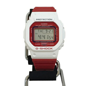 CASIO G-SHOCK  THROW BACK 1983 DW-5600TB-4A Men's Watch Digital Square Red White