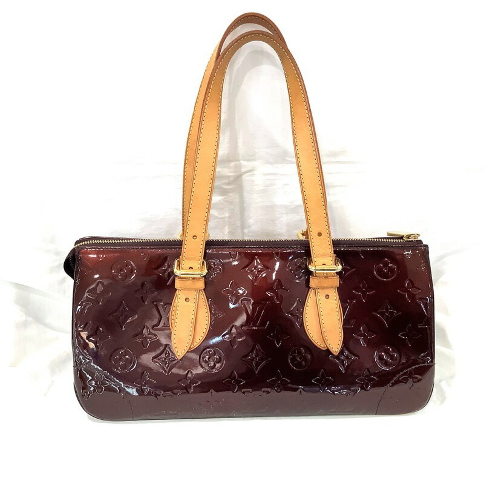 Louis Vuitton Bag Monogram Vernis Rosewood Avenue Amaranto x Patent Leather  Shoulder Handbag Ladies M93510