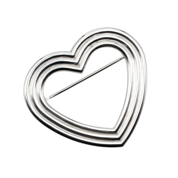TIFFANY&Co. Menard Heart Brooch Silver 925 Approx. 9.9g