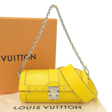 LOUIS VUITTON Epi Papillon Trunk Shoulder Bag Jaune Yellow M58647