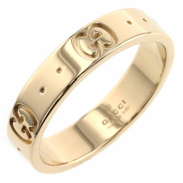 Gucci Ring Icon Width about 4mm 660070 J8500 8000 K18 Yellow Gold No. 10 Ladies GUCCI K21001166