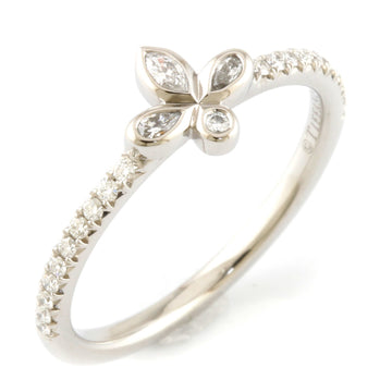 TIFFANY & Co.  Pt950 Ring Fleur de Lys Diamond No. 11.5 Silver Ladies Platinum