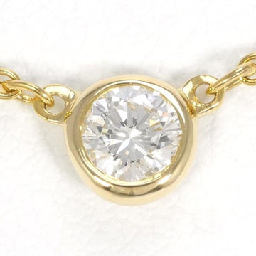 TIFFANY Visthe Yard K18YG Necklace Diamond Total Weight Approx. 1.7g 41cm Jewelry