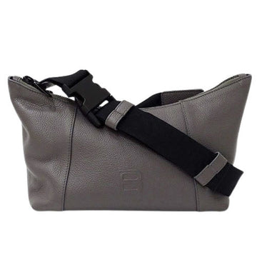 Balenciaga bag ladies shoulder body leather gray