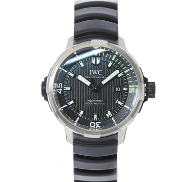 IWC Aquatimer 2000 IW358002 Men's Watch Date Black Dial Automatic Self-Winding International Company Aqua Timer
