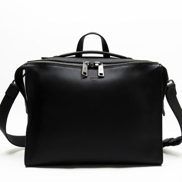 Fendi handbag diagonal shoulder bag 2Way business black leather 7VA400