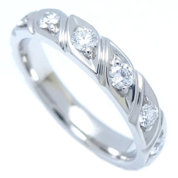CHAUMET Torsade Wedding Ring 7P Diamond #49 Pt950 Platinum 291246
