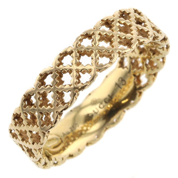 Gucci Ring Diamantissima Width about 4.8mm K18 Yellow Gold No. 13 Women's GUCCI K21018514