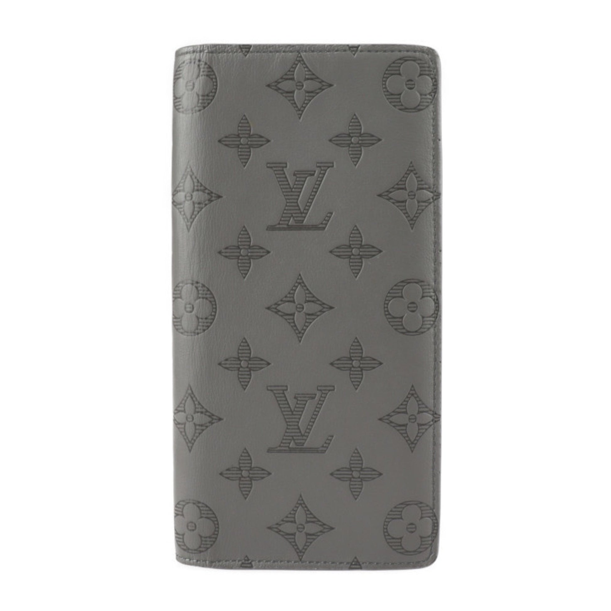 Louis Vuitton Long Wallet Portefeuille Brother Black Gray Monogram