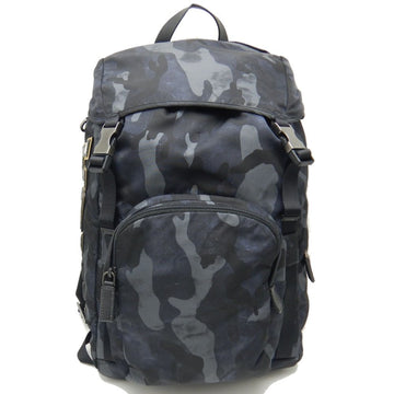 PRADA 2VZ135 Rucksack/Backpack Tessuto Nylon BLEU 251406