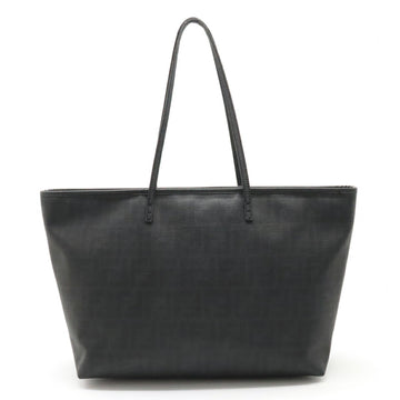 FENDI Zucca pattern tote bag shoulder PVC dark gray black 8BH185