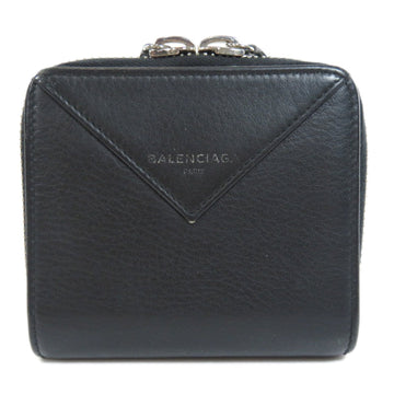 Balenciaga 371662 Motif Bi-Fold Wallet Leather Women's BALENCIAGA